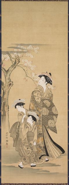 Woman and Two Children
