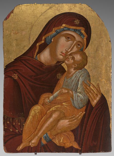 Icon of the Mother of God and Infant Christ (Virgin Eleousa)