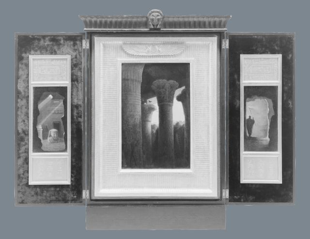 Egyptian Revival Triptych