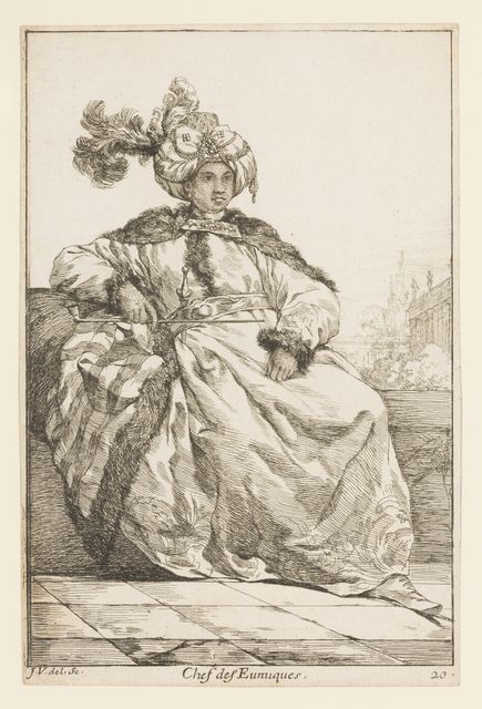 Chef des Eunuques (head of the Eunuchs), from the series "Caravane du Sultan à la Mecque..." (Caravan of a Sultan Going to Mecca)