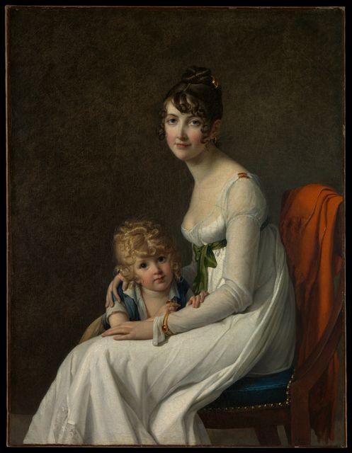 Madame Philippe Panon Desbassayns de Richemont (Jeanne Eglé Mourgue, 1778–1855) and Her Son, Eugène (1800–1859)
