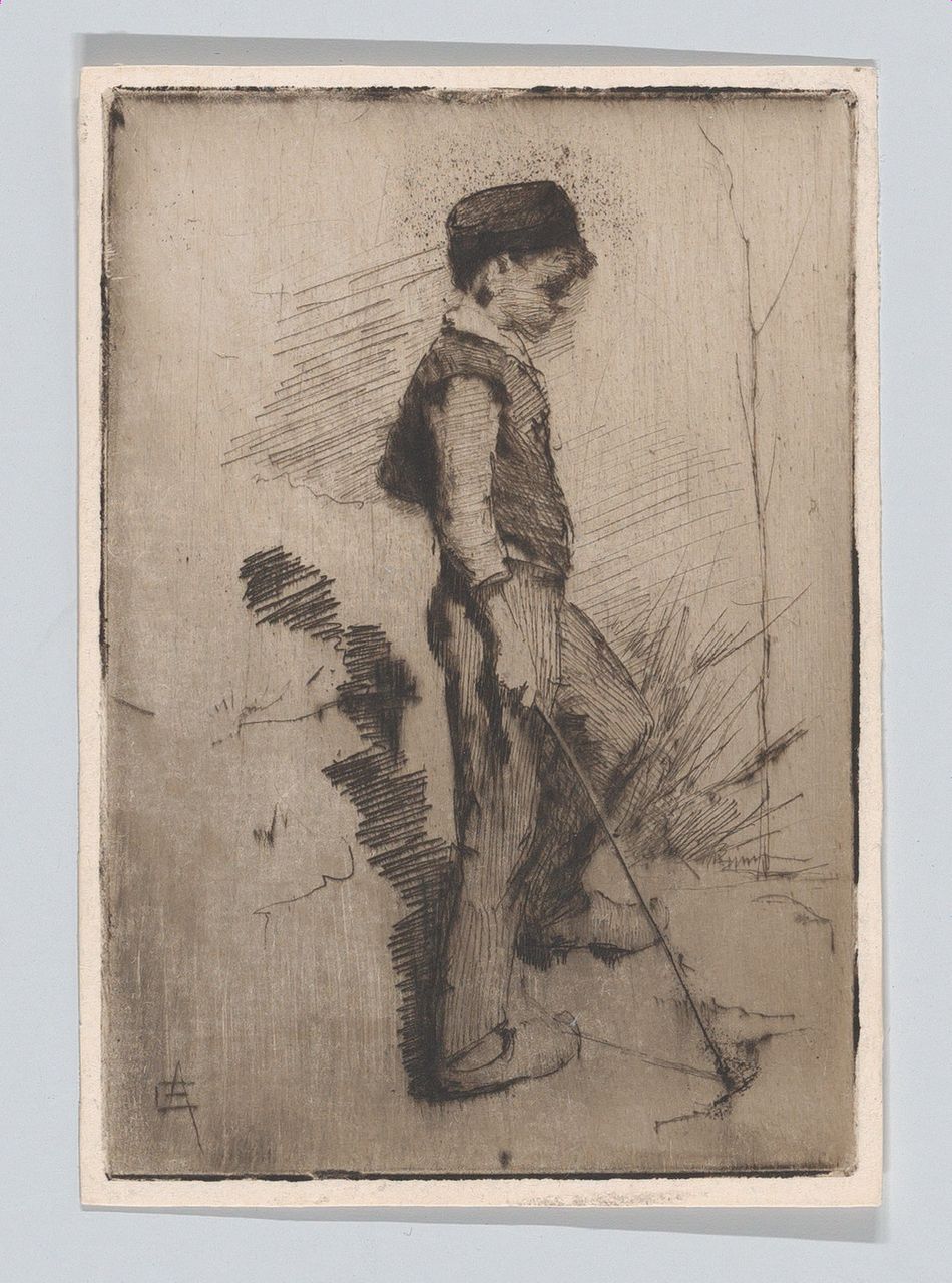 Boy with a Stick