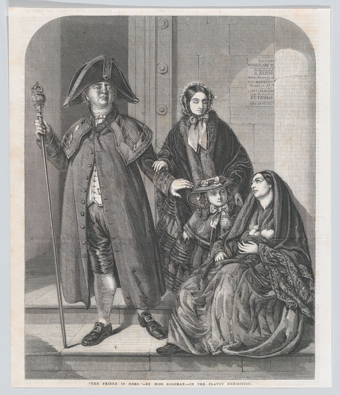 The Friend in Need, from "Illustrated London News"