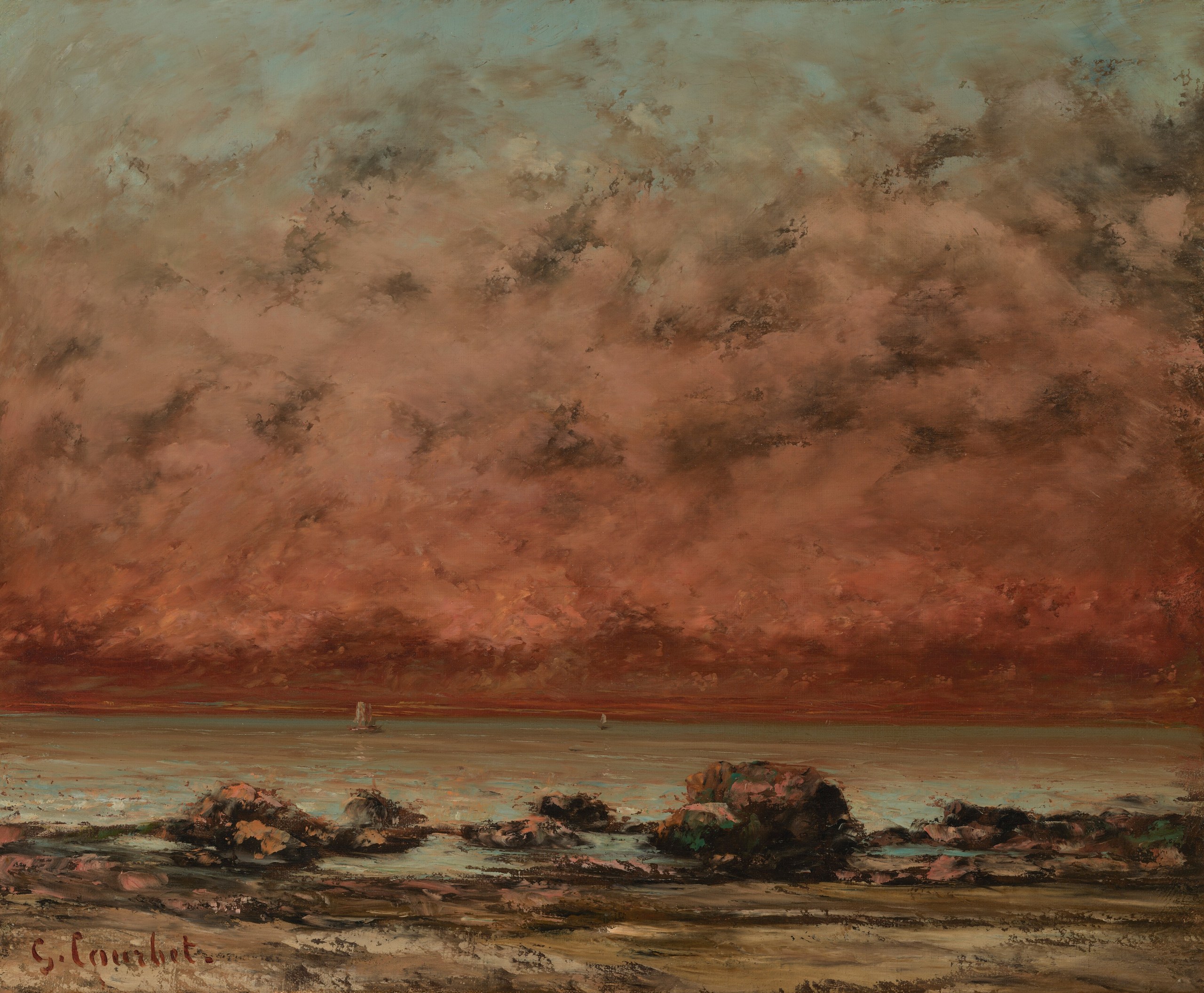 The Black Rocks at Trouville
