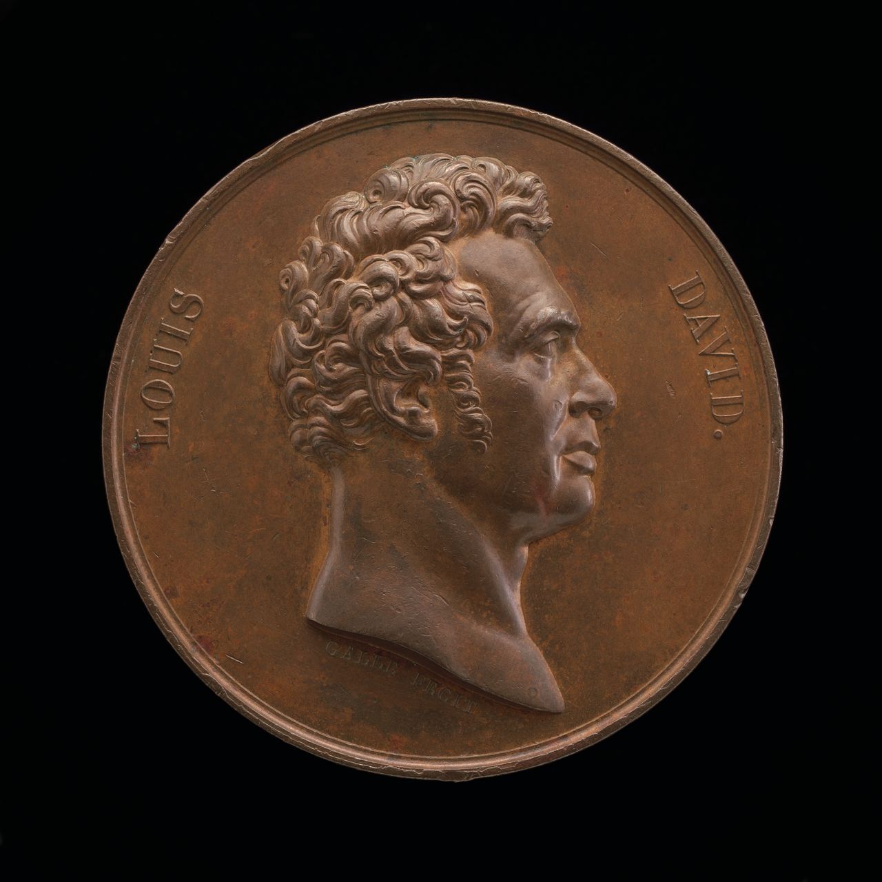 Jacques-Louis David, 1748-1825, Painter [obverse]