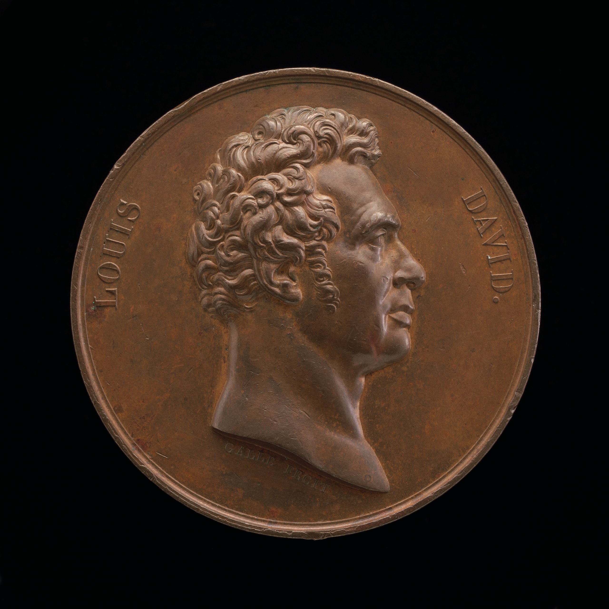 Jacques-Louis David, 1748-1825, Painter [obverse]