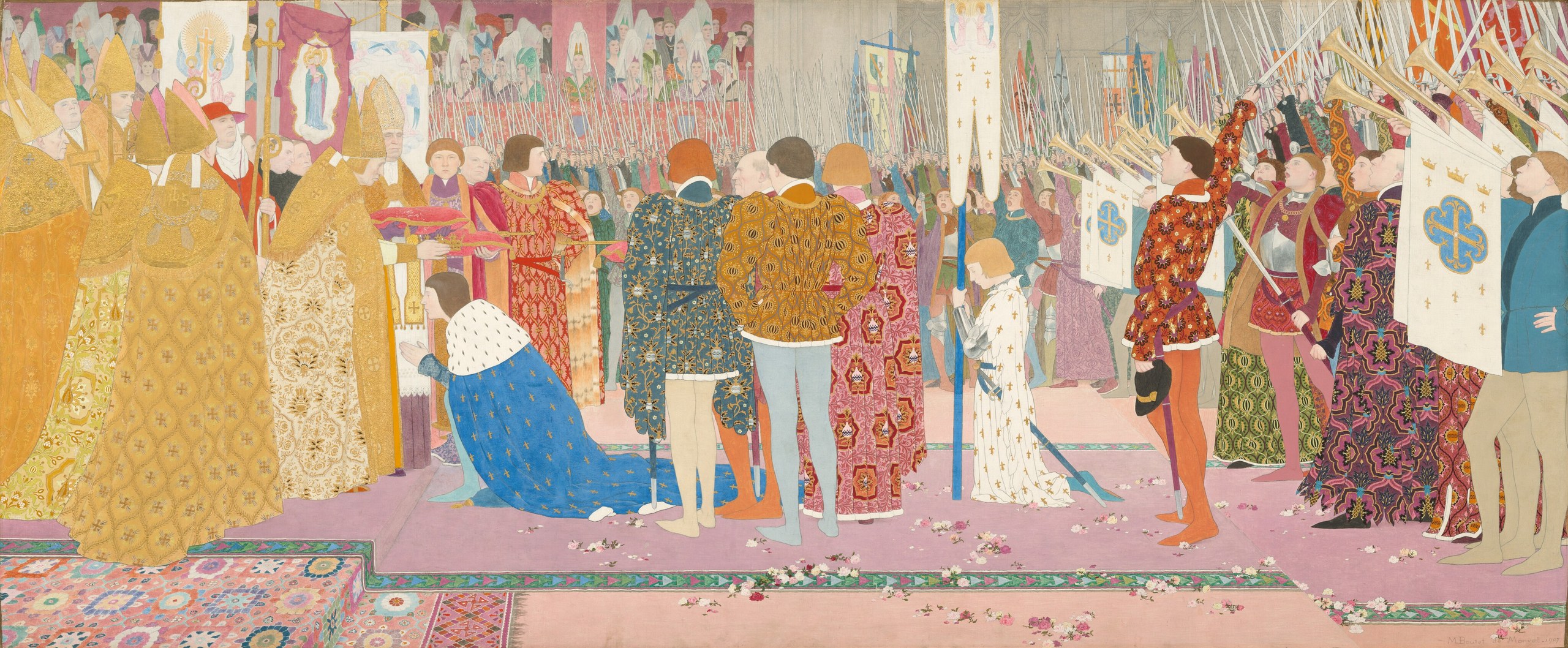 The Crowning at Rheims of the Dauphin (Joan of Arc series: V)