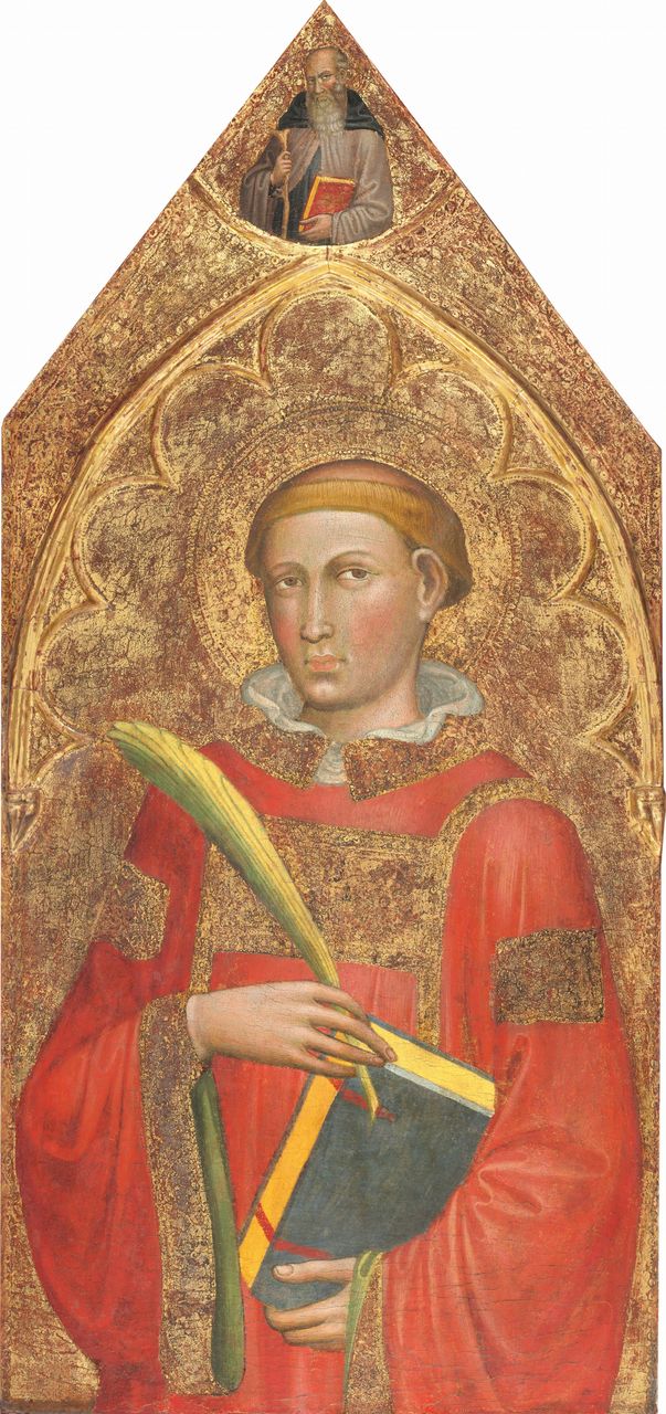Deacon Saint, with Saint Anthony Abbot [right panel]