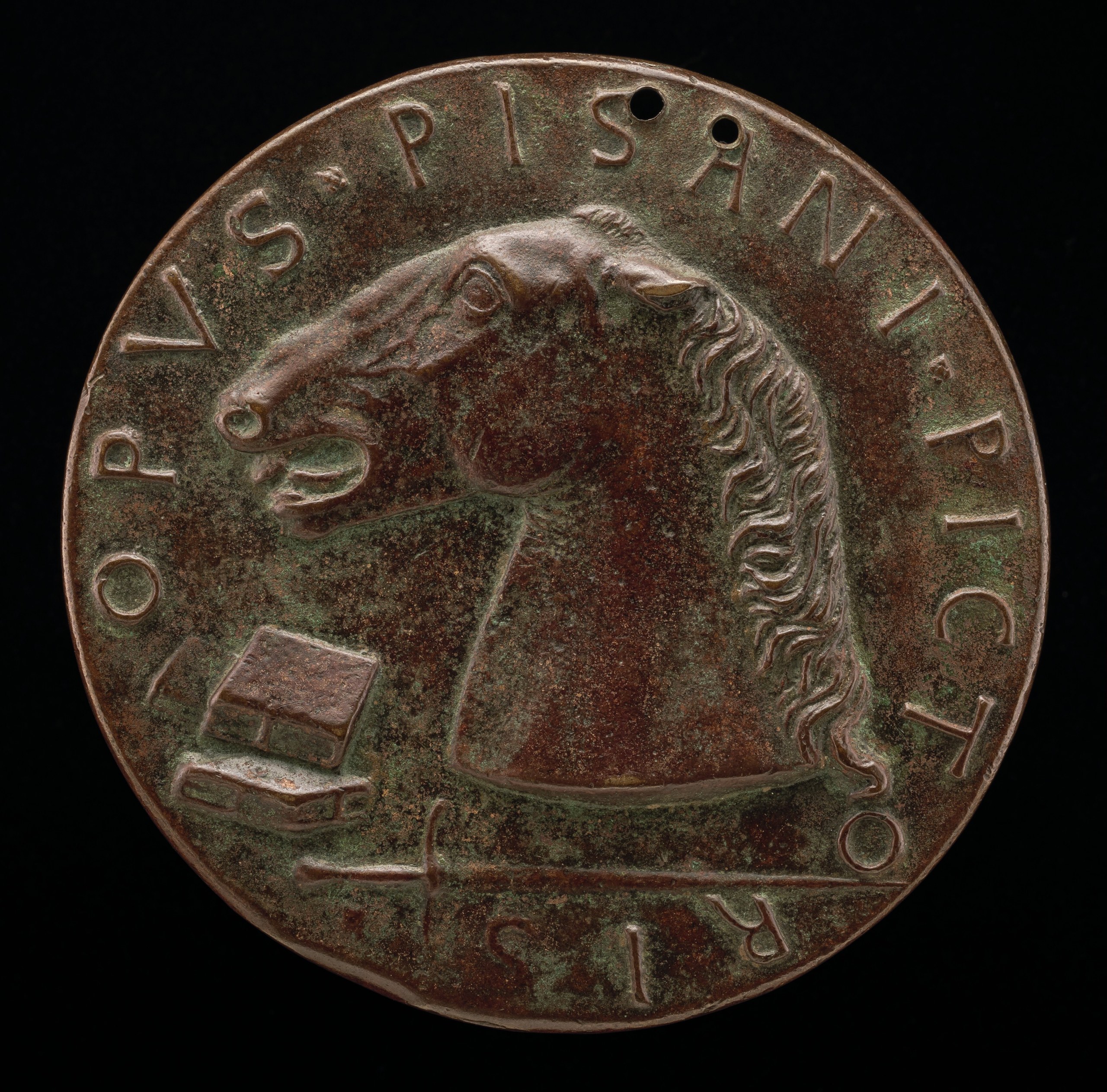Charger, Books, and Sword [reverse]