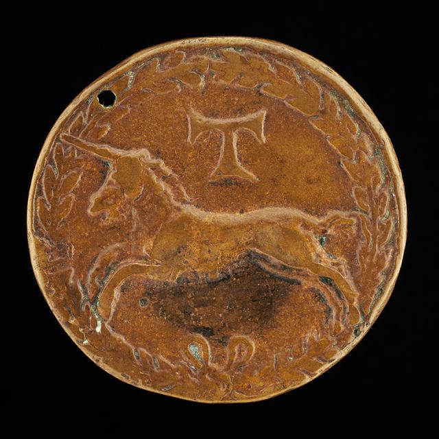Springing Unicorn and Tau Cross [reverse]