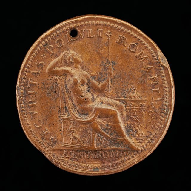 Securitas near an Altar [reverse]
