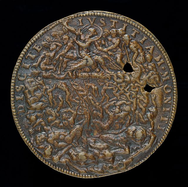 Jupiter Thundering against the Giants [reverse]