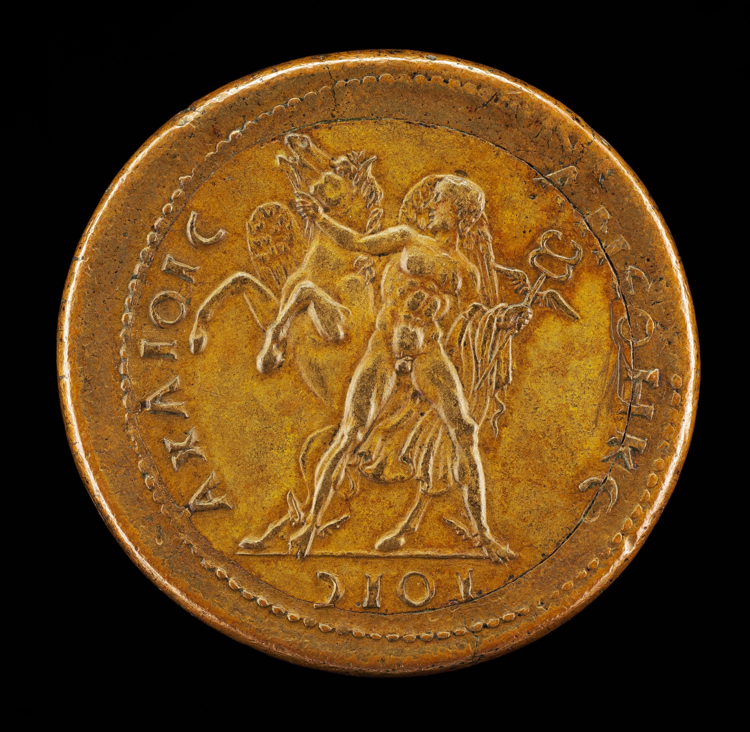Mercury Taming Pegasus [reverse]
