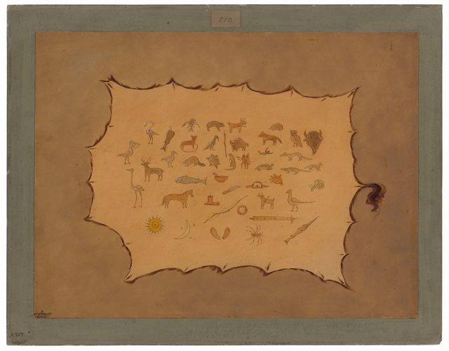 Facsimile of an Ojibbeway Robe