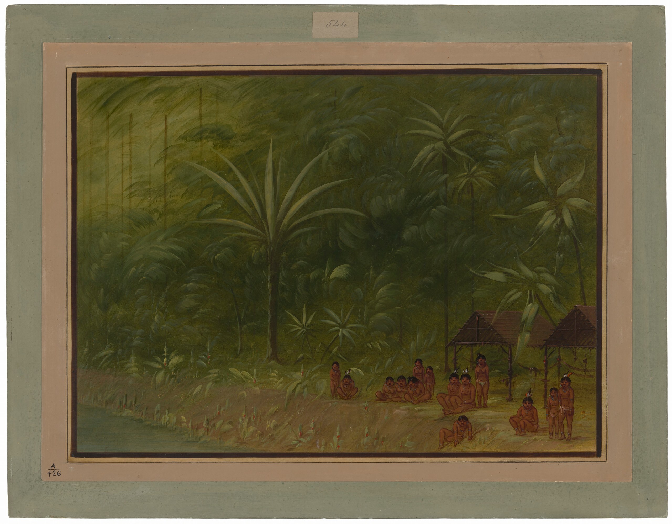 Encampment of Cocomas - Looking Ashore
