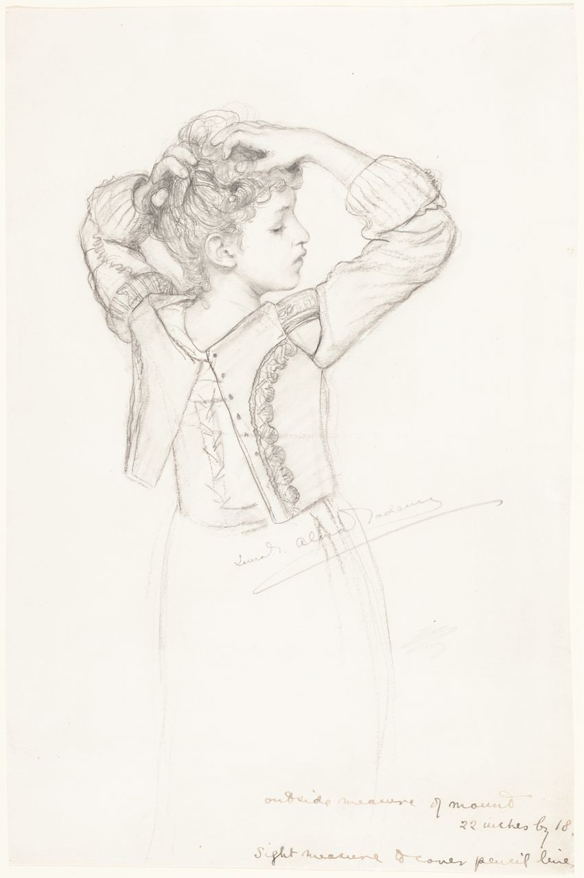 Young Girl Dressing