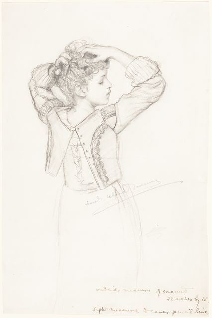 Young Girl Dressing