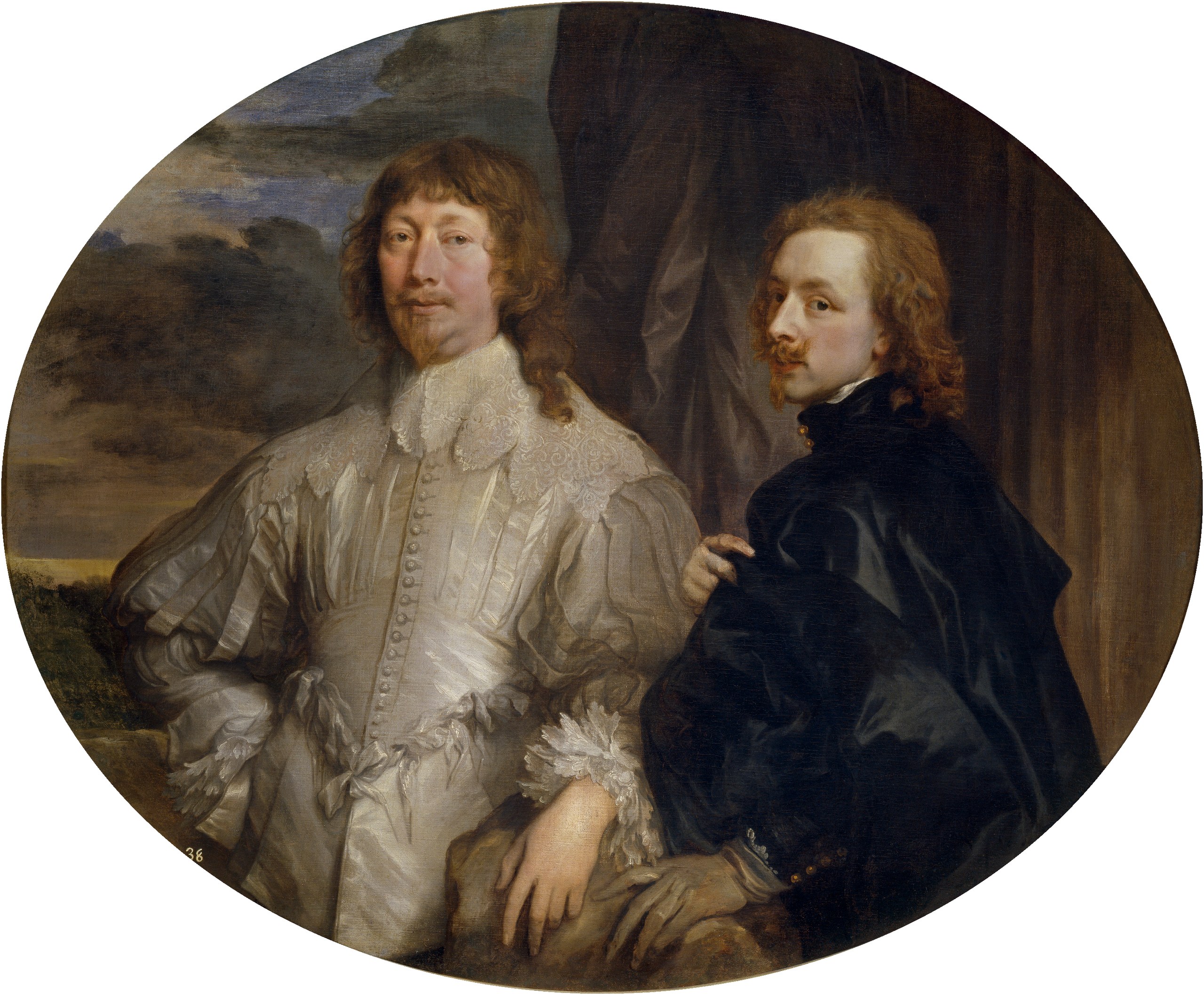 Self-portrait with Sir Endymion Porter