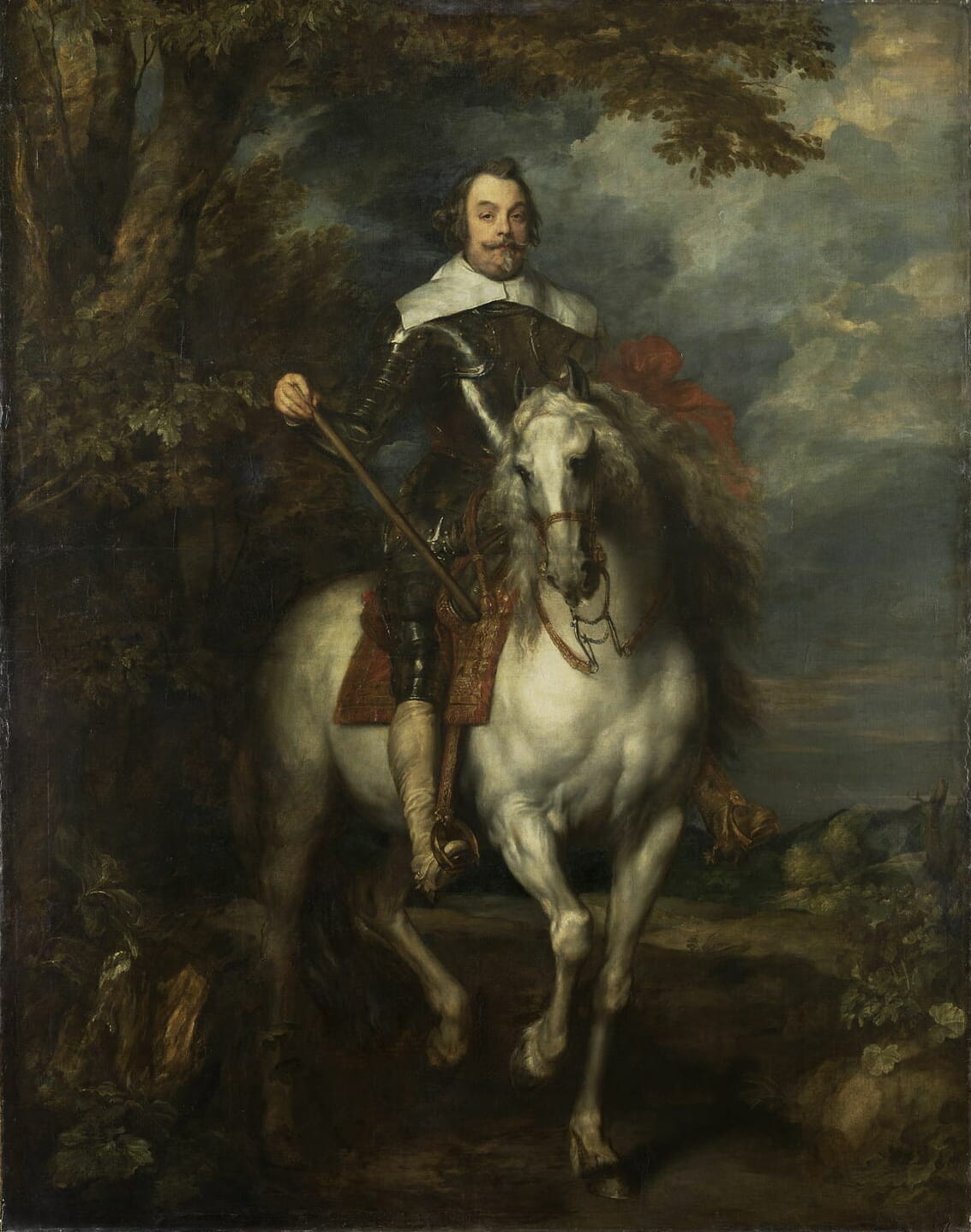 Equestrian portrait of Francisco de Moncada