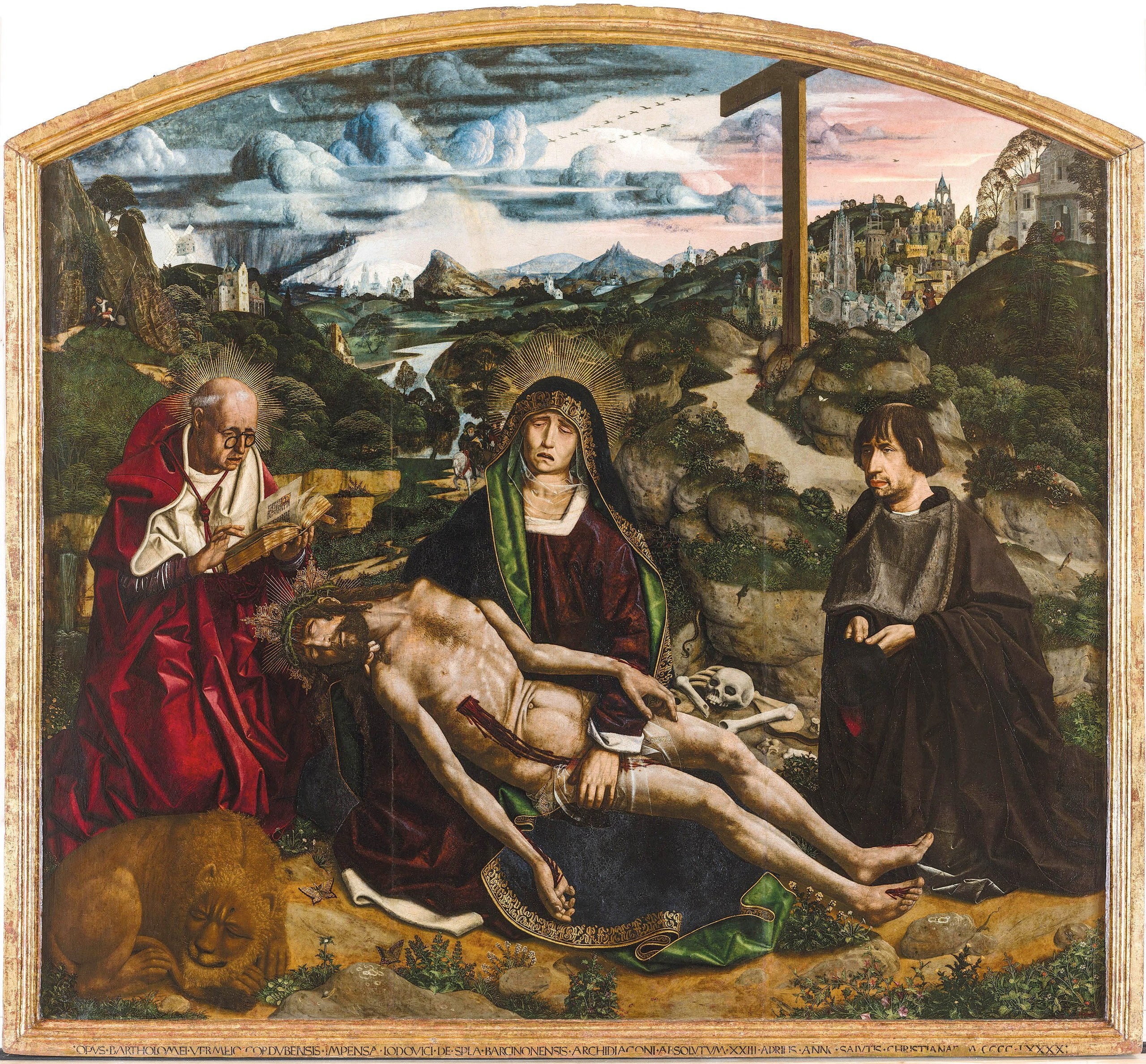 Piedad with Canon Lluís Desplà