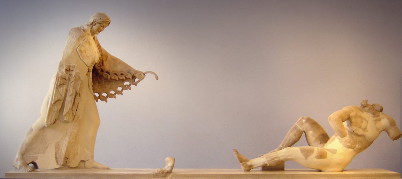 Athena and Giant (Acropolis Museum n. 631)