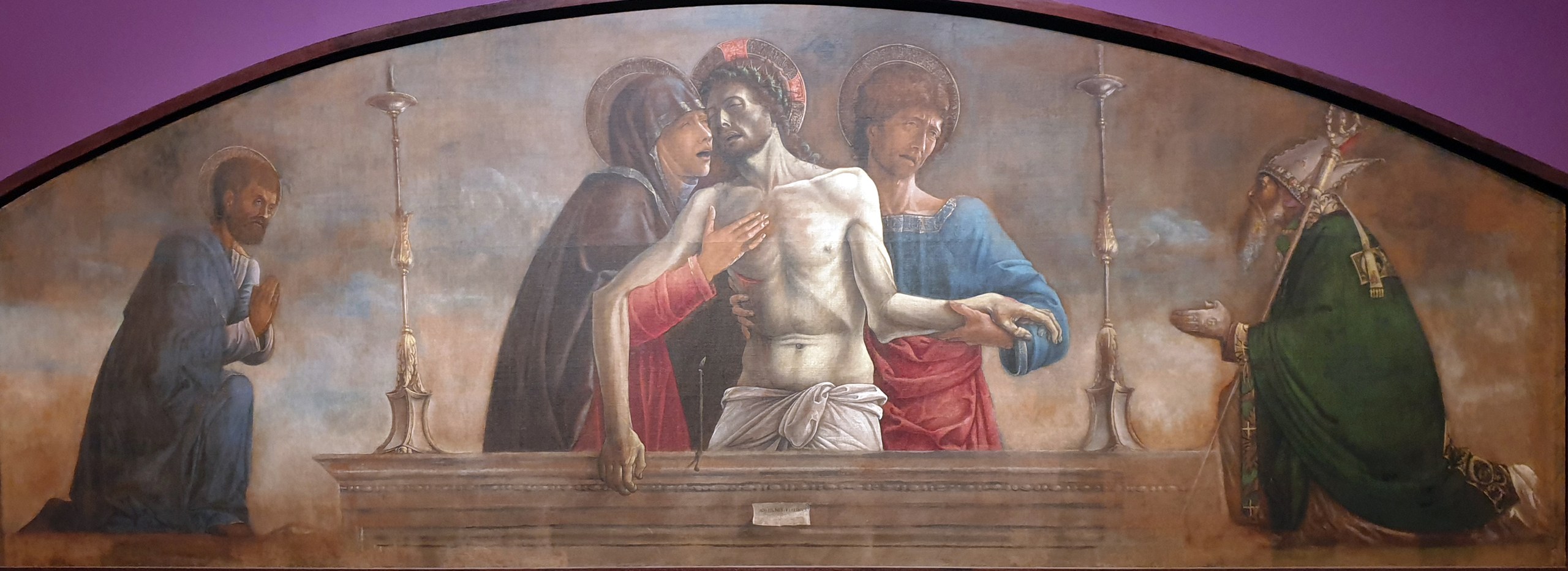 The Lamentation with Saints Mark and Nicholas of Bari