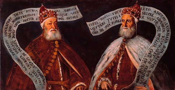 Portrait of Pietro Lando and Francesco Donato