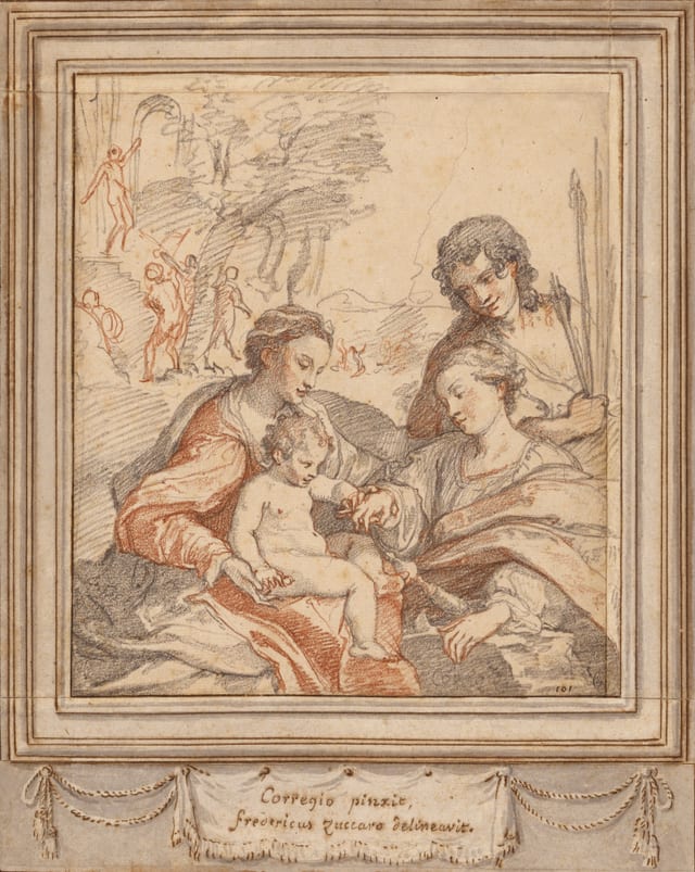 The Mystic Marriage of Saint Catherine (after Correggio)