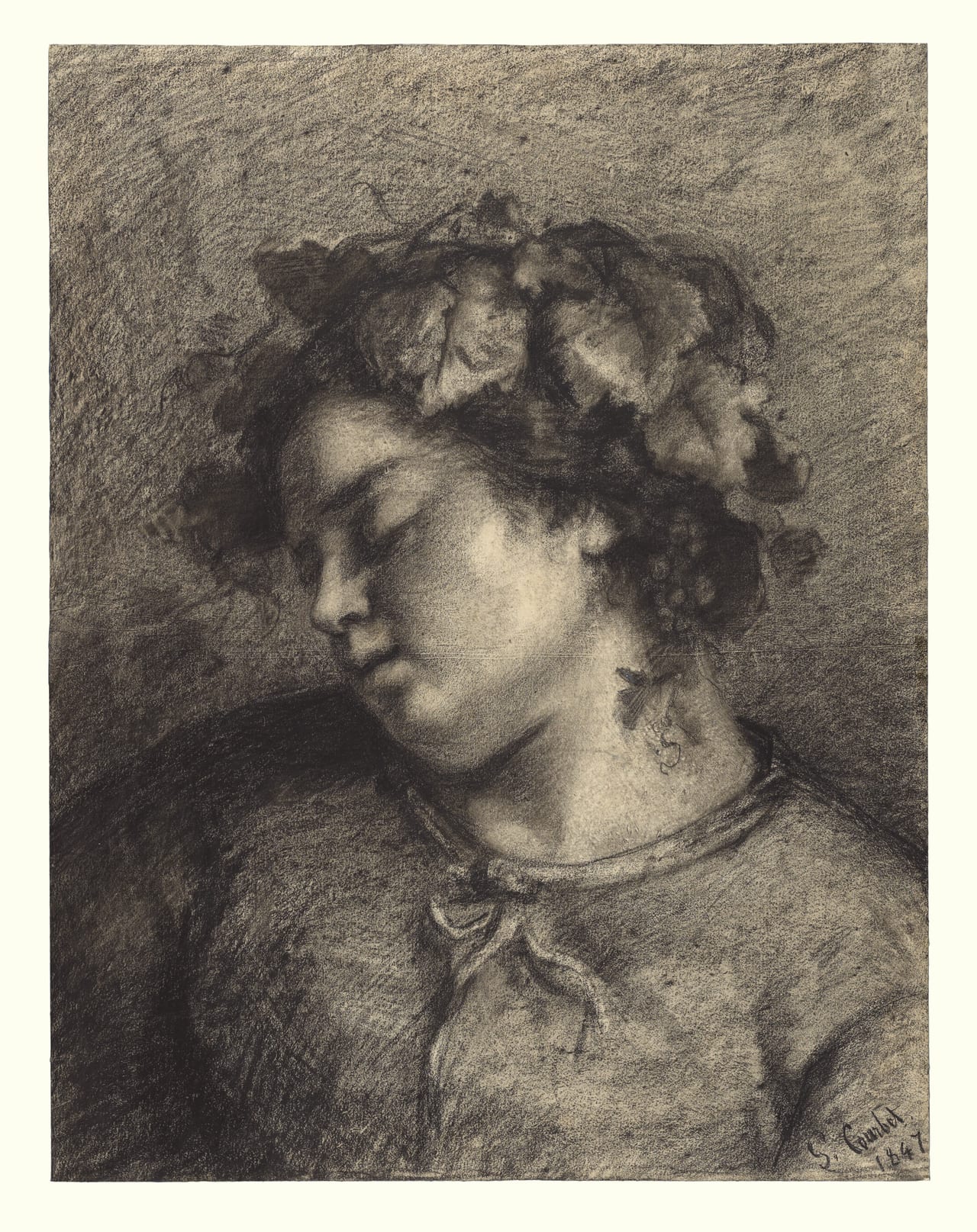 Head of a Sleeping Bacchante
