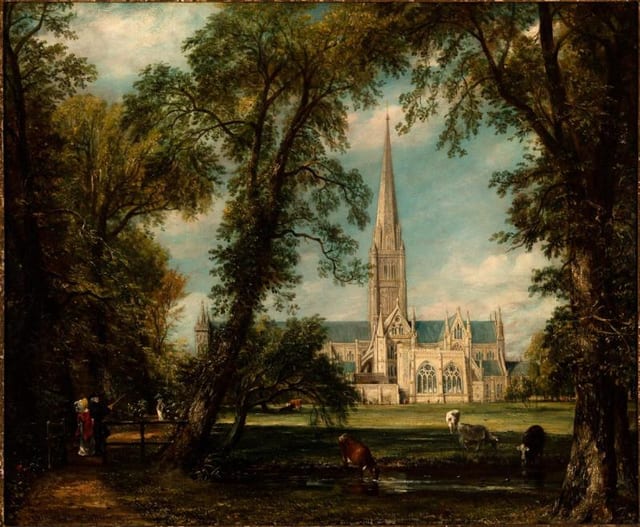 Salisbury Cathedral from the Bishop's Grounds