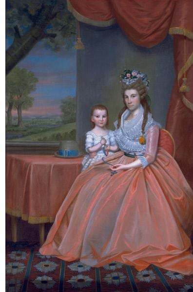 Mrs. Elijah Boardman and her Son, William Whiting Boardman
