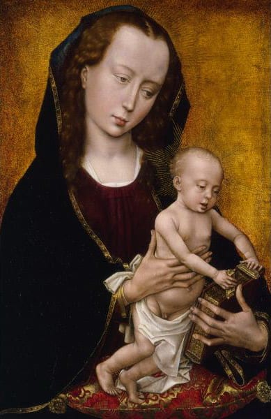 Diptych of Philip de Croy - Virgin and Child