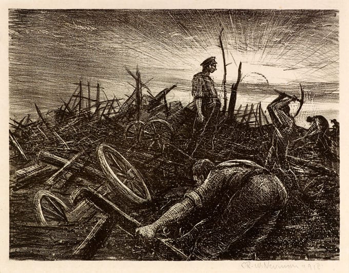 Labour Battalion Making A Road