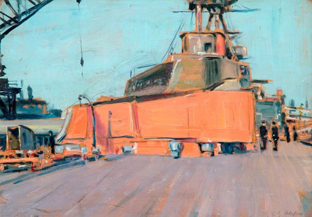 The Quarter-Deck of a Battleship