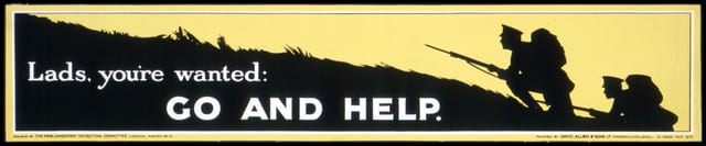 Lads You're Wanted - Go and Help