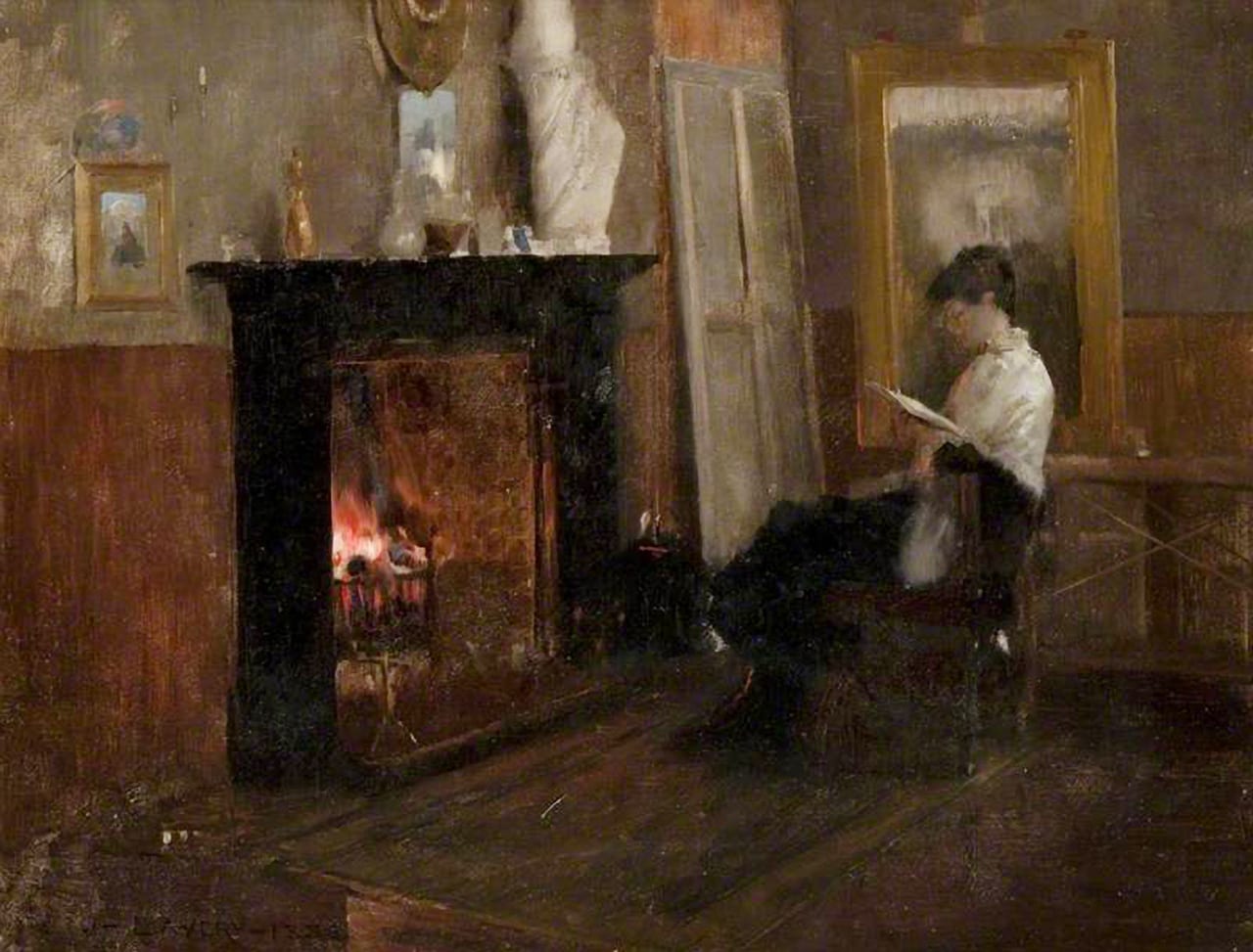 A Quiet Day in the Studio