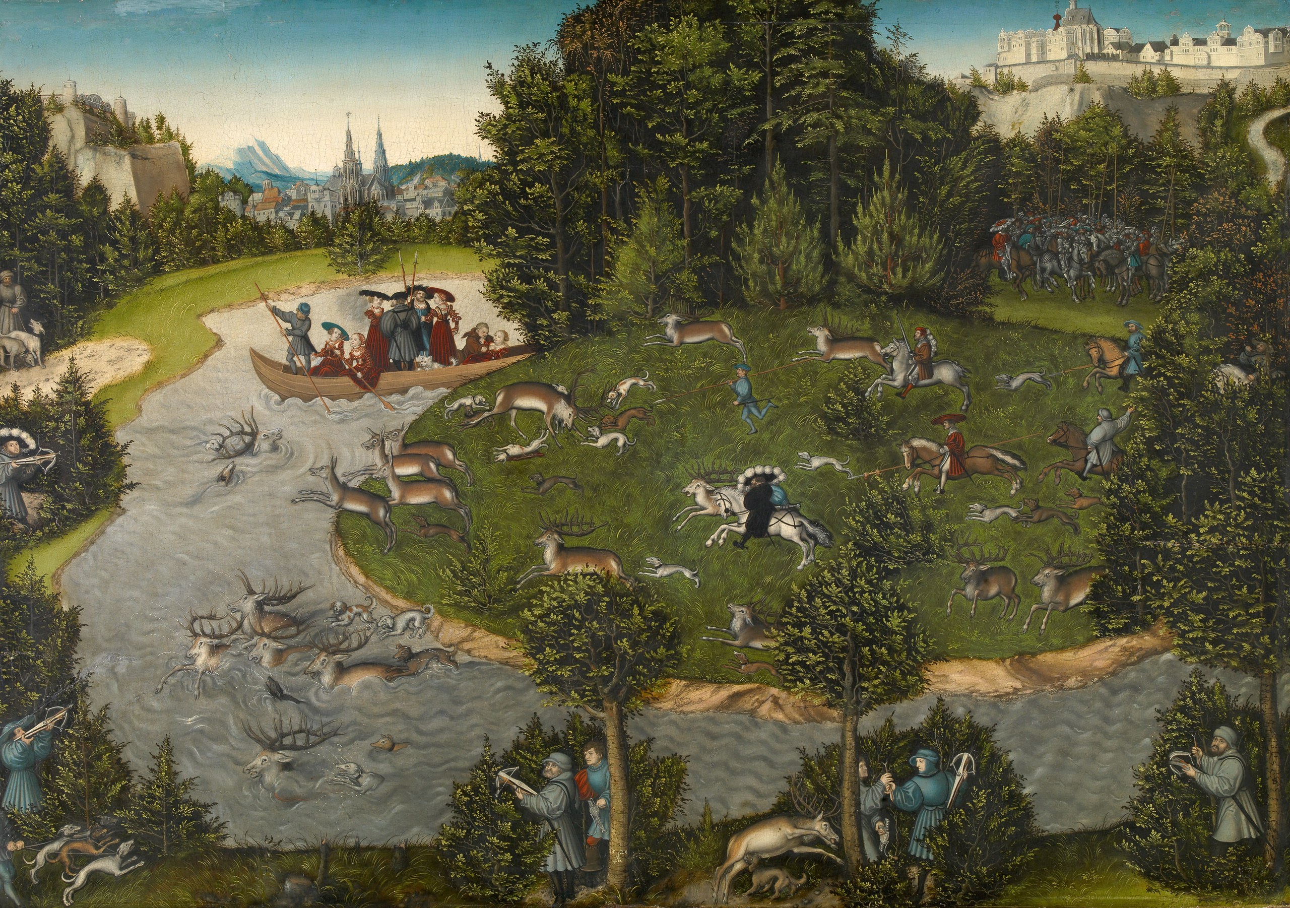 A Stag Hunt with the Elector Friedrich the Wise of Saxony