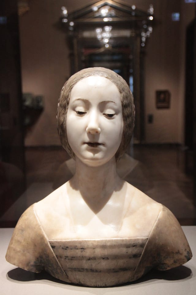 Female bust, ideal portrait of Laura (?)