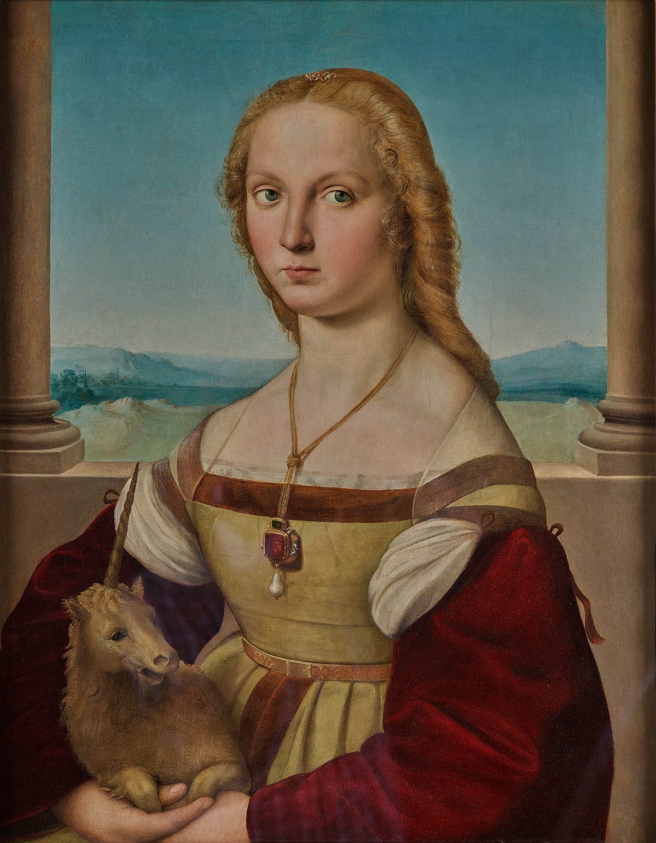 Portrait of a Lady with a Unicorn