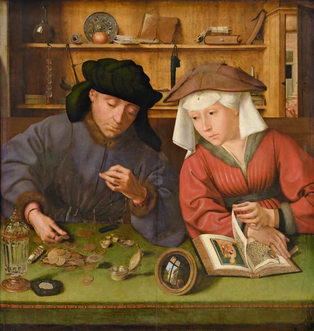 The Moneylender and his Wife