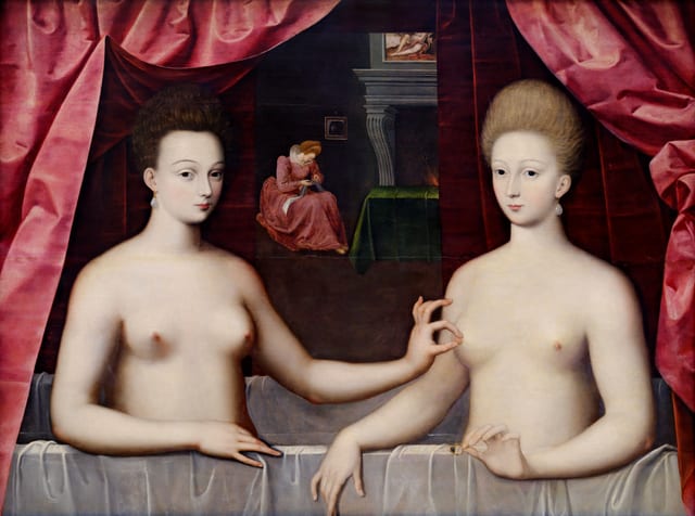 Gabrielle d'Estrées et une de ses sœurs