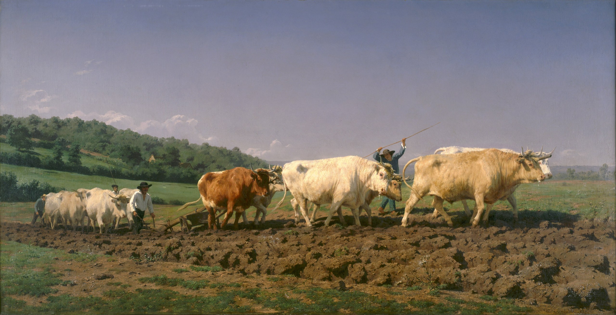Ploughing in the Nivernais
