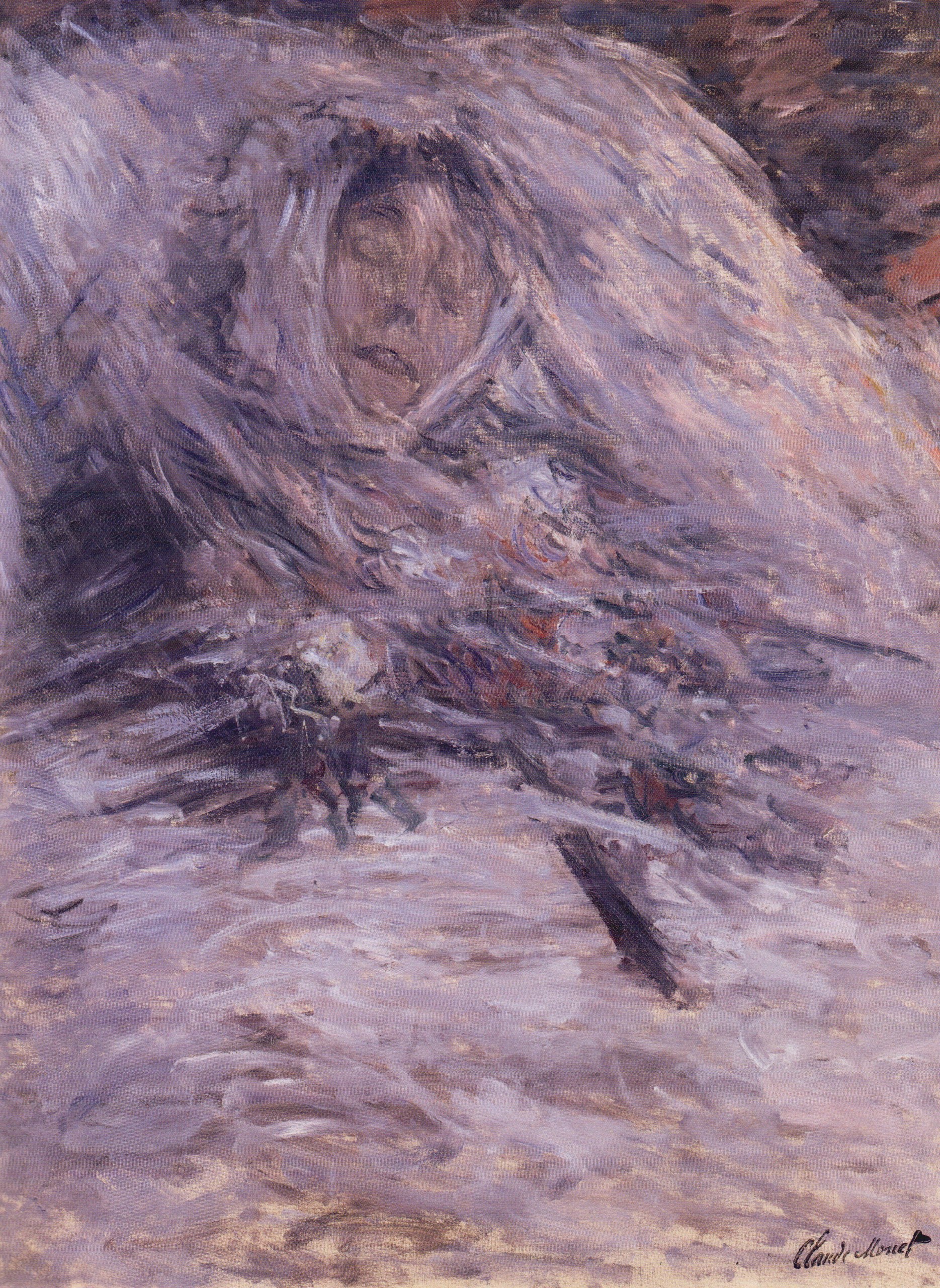 Camille Monet on her deathbed
