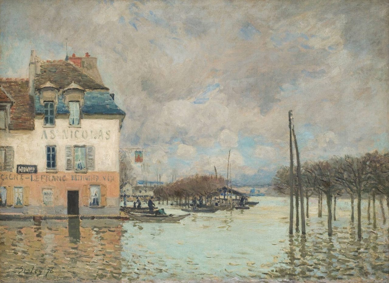 Flooding at Port-Marly