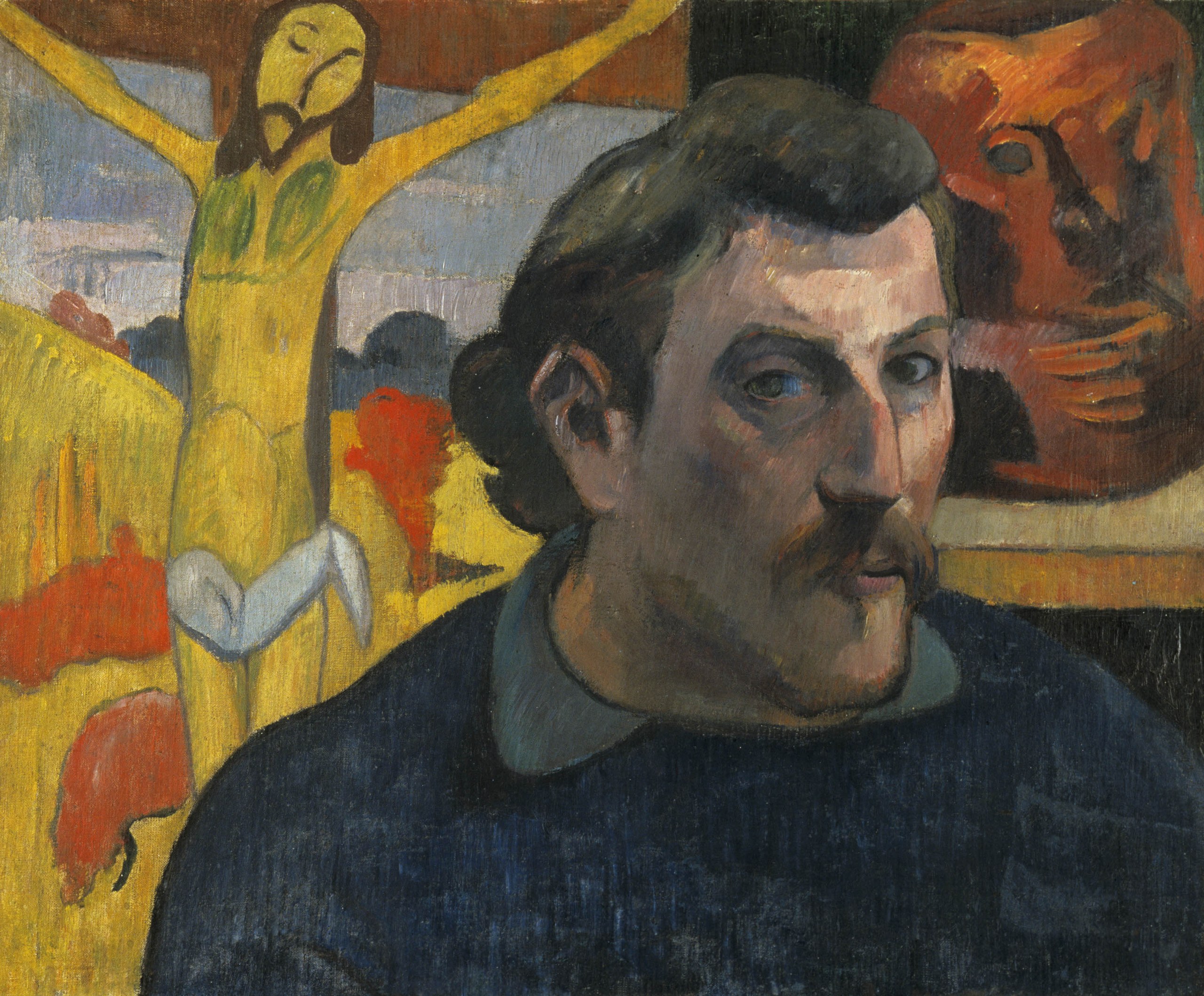 Portrait of the Artist with the Yellow Christ