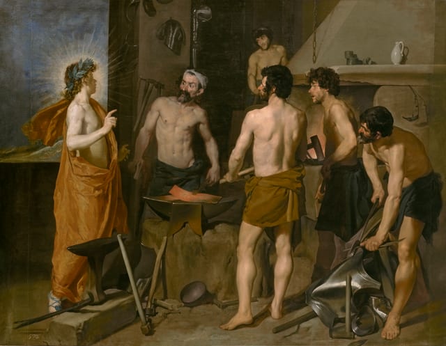 Apollo in the Forge of Vulcan