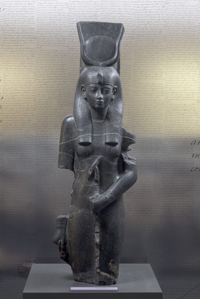 Statue of a goddess (Hathor or Isis), so-called "Isis of Coptos"