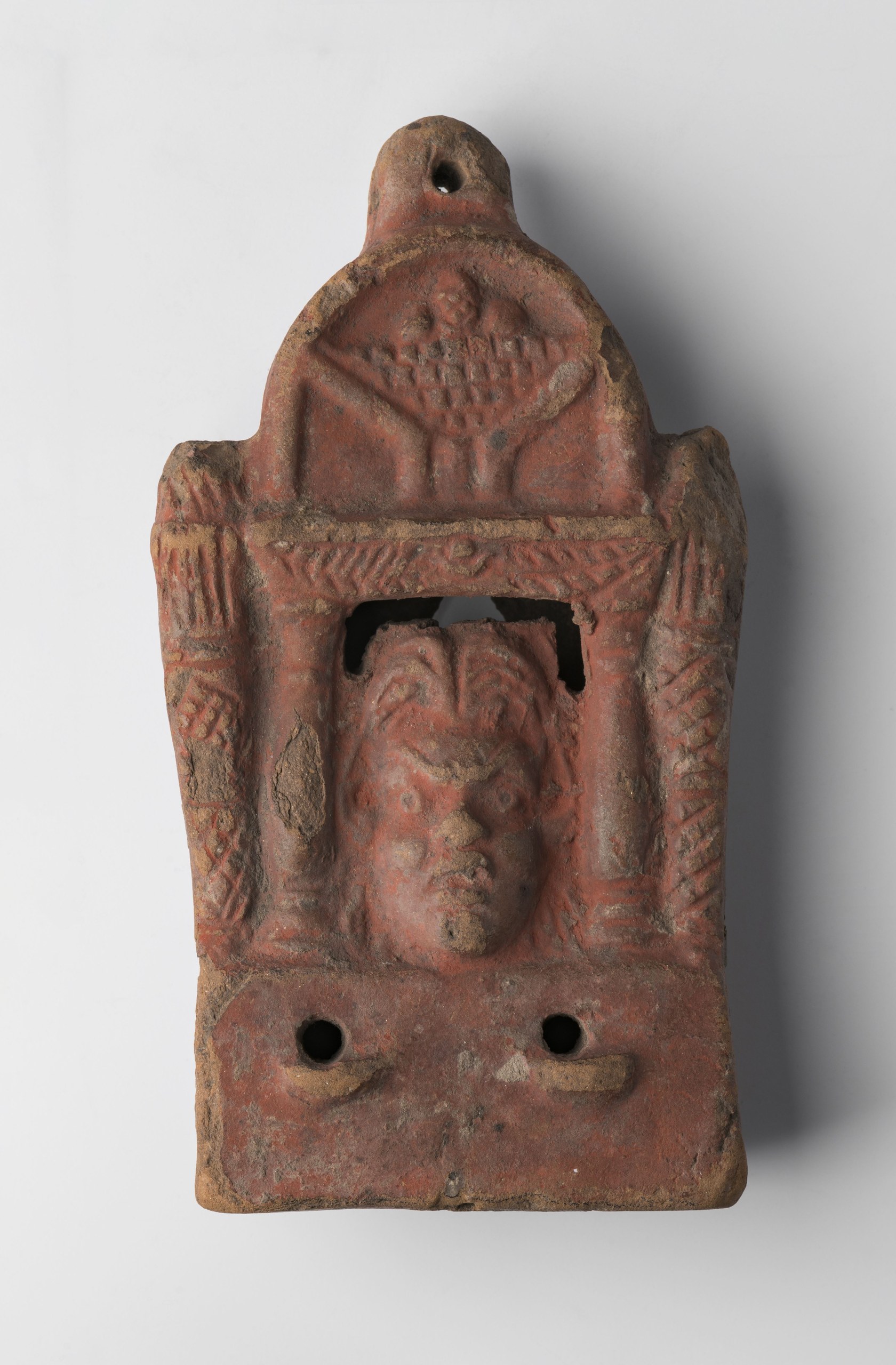 Lamp with theatre scene