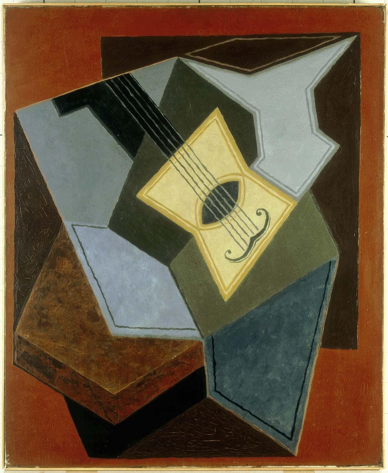 Guitar and Fruit Bowl