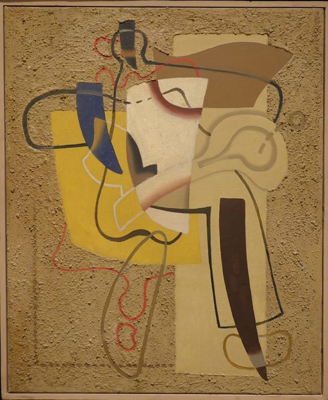 Tennisspieler auf Gelb (Tennis Player on Yellow)